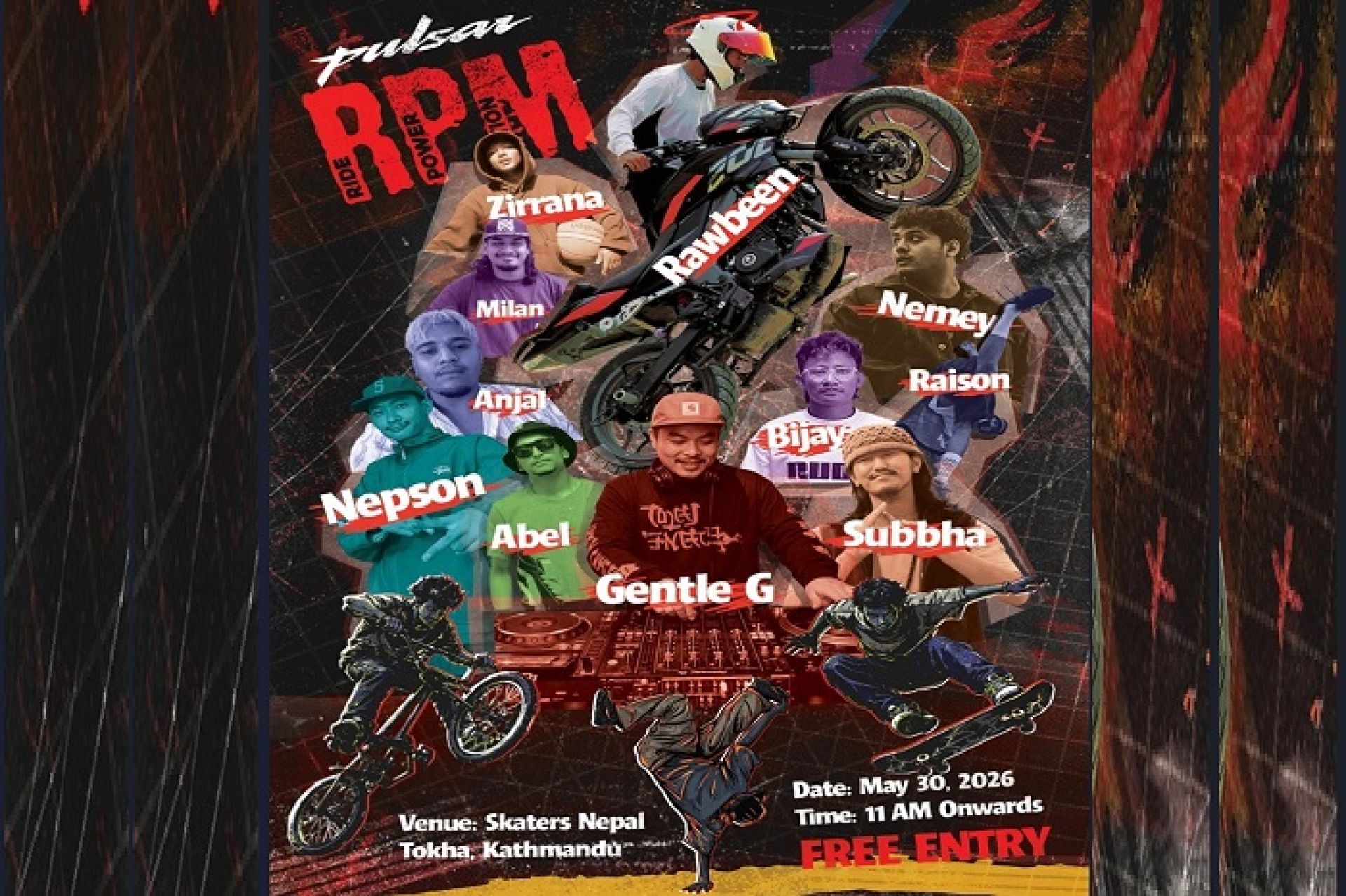 Pulsar RPM Set to Energize Kathmandu’s Youth Culture this Saturday